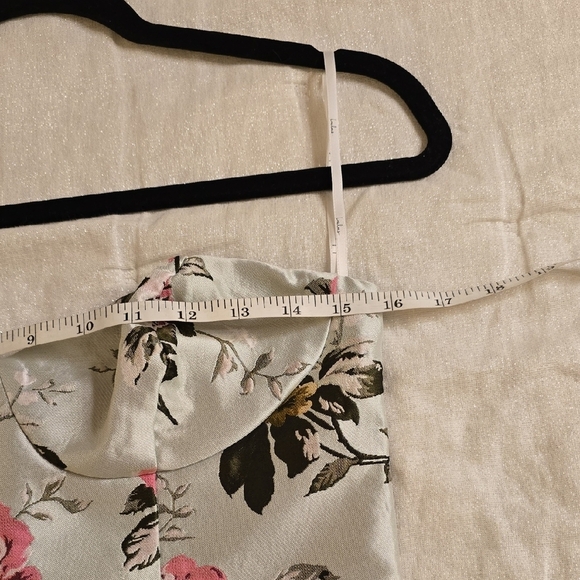 Lulu's Pink and Green Strapless  Sundress - Picture 9 of 16